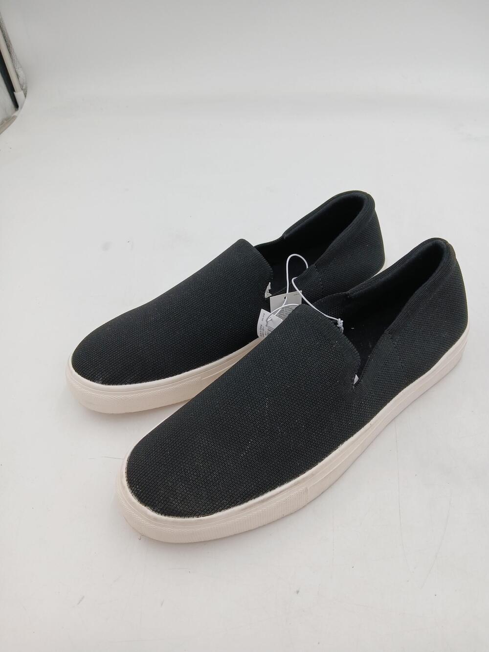 Old Navy Shoes Mens Black Canvas Slip On Casual Sneakers Comfort Size 11